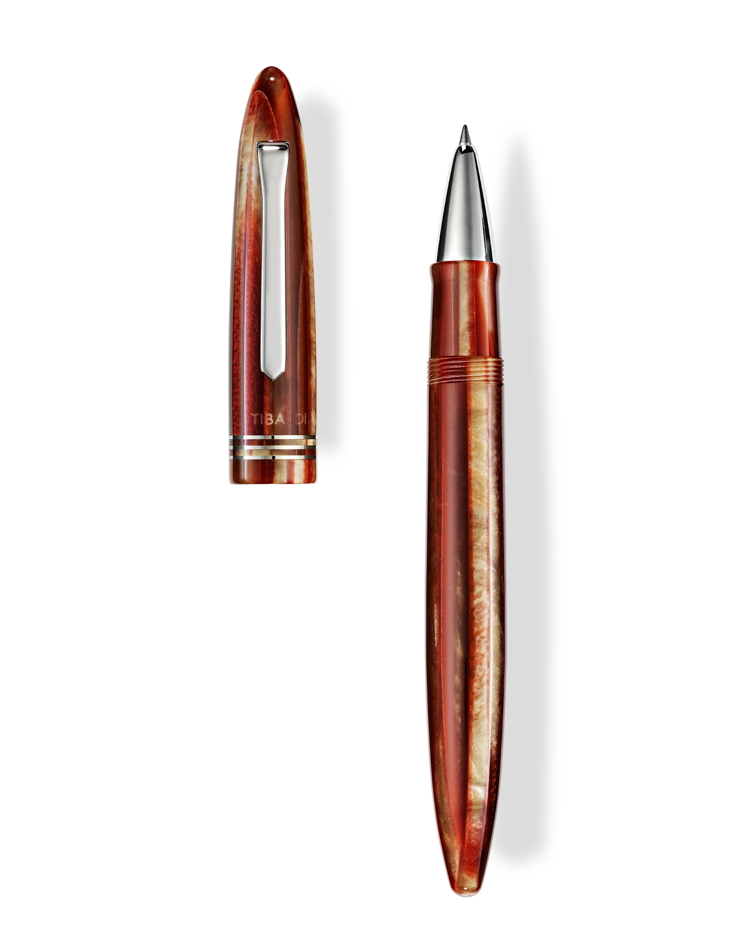 Tibaldi Bononia Seashell Mist Resin Rollerball Pen 3 Tibaldi Bononia Seashell Mist Resin Rollerball Pen