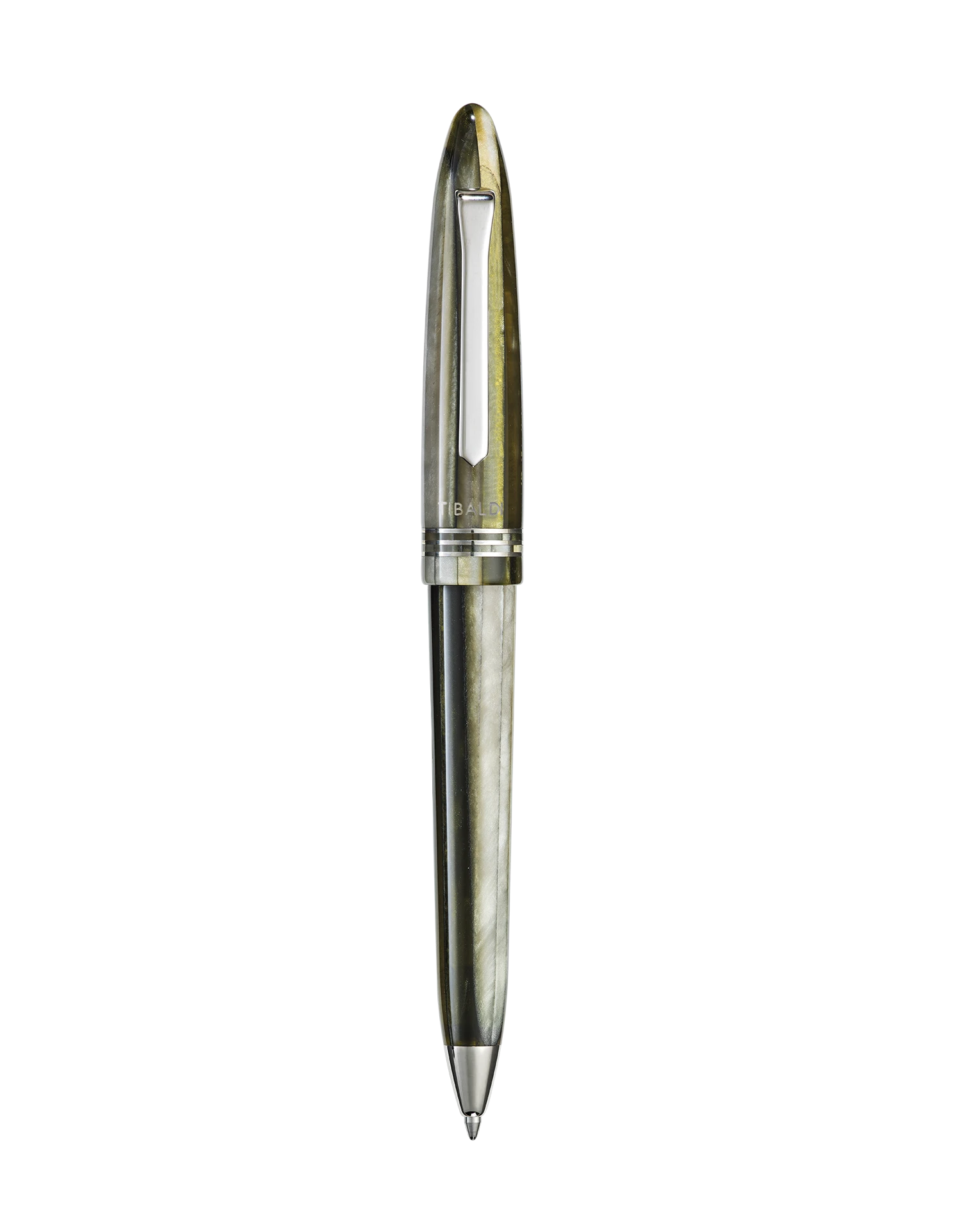 Tibaldi Bononia Martini Olive Resin Ballpoint Pen 3 Tibaldi Bononia Martini Olive Resin Ballpoint Pen