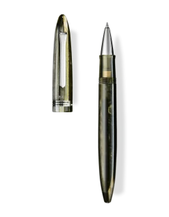 Tibaldi Bononia Martini Olive Resin Rollerball Pen