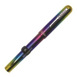 Conklin Mark Twain Limited Edition Crescent Filler Fountain Pen, Rainbow 5 Conklin Mark Twain Limited Edition Crescent Filler Fountain Pen, Rainbow -Noodlers Store CKRainbowFPClosed