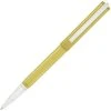 Monteverde Squared Cube Brass Rollerball Pen -Noodlers Store Cube Brass rb FS Cap 21107.1562974622