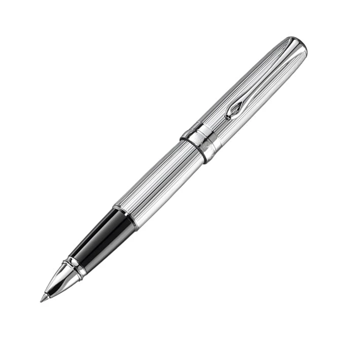 Diplomat Excellence A2 Guilloche Chrome Rollerball Pen 3 Diplomat Excellence A2 Guilloche Chrome Rollerball Pen