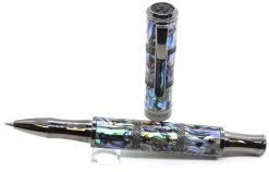 Monteverde Regatta Abalone Shell Limited Edition Rollerball Pen, Gunmetal