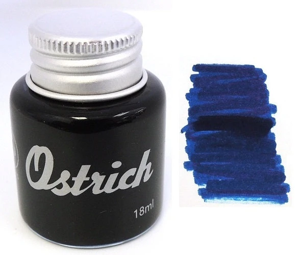 Ostrich Fountain Pen Ink Bottle, 18ml, Love The Sea Blue 3 Ostrich Fountain Pen Ink Bottle, 18ml, Love The Sea Blue