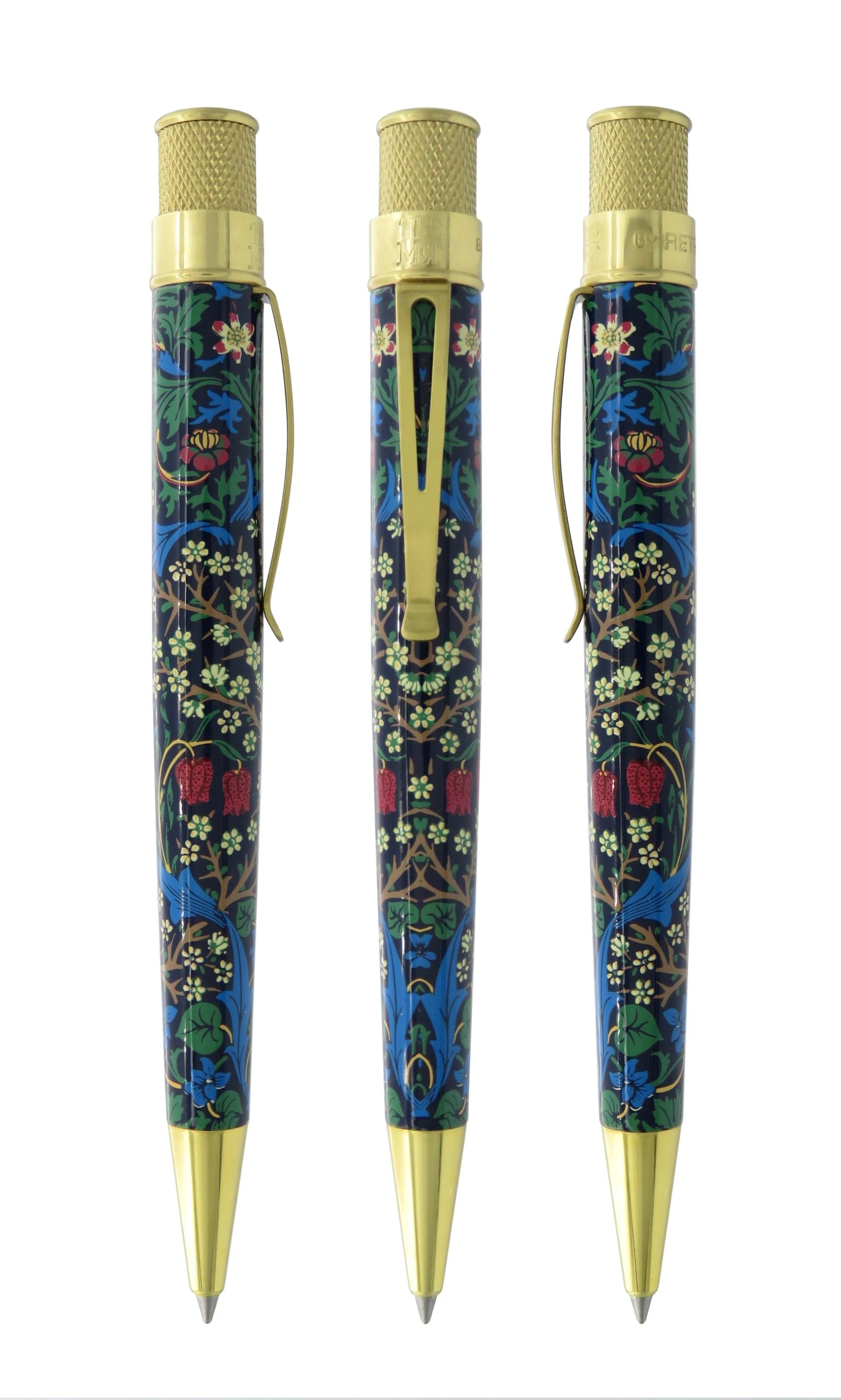 Retro 51 Metropolitan Museum Of Art Rollerball Pen, William Morris's Blackthorn 4 Retro 51 Metropolitan Museum Of Art Rollerball Pen, William Morris's Blackthorn - Image 2