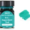 Monteverde 30ml Special Edition Fountain Pen Ink Bottle, Teal -Noodlers Store MV 2019 DCSuperShow Teal 30ml FS 18653.1566858106