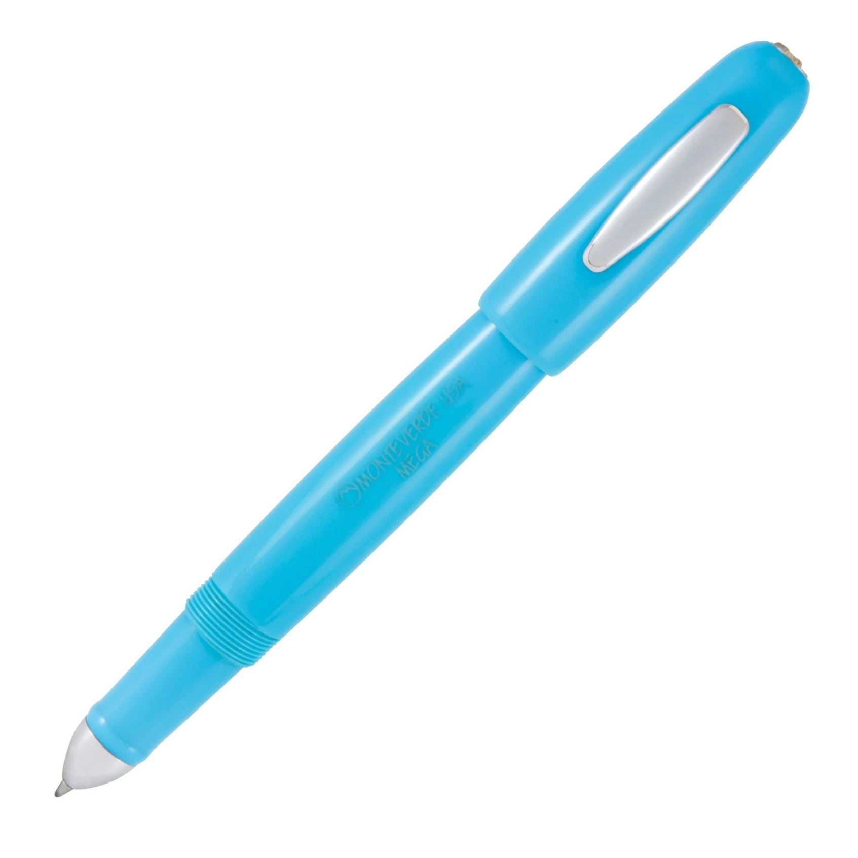 Monteverde Mega Inkball Rollerball Pen, Turquoise 3 Monteverde Mega Inkball Rollerball Pen, Turquoise