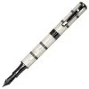 Monteverde Regatta Mother Of Pearl Fountain Pen, Gunmetal Trim -Noodlers Store Mother of Pearl White Gunmetal FP FS 35347.1630616015