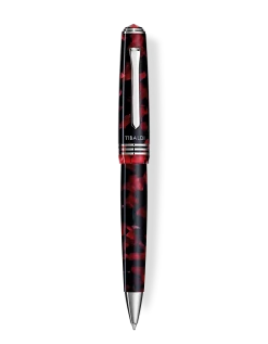 Tibaldi N60 Ruby Red Resin Ballpoint Pen