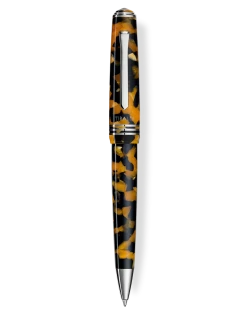 Tibaldi N60 Amber Yellow Resin Ballpoint Pen