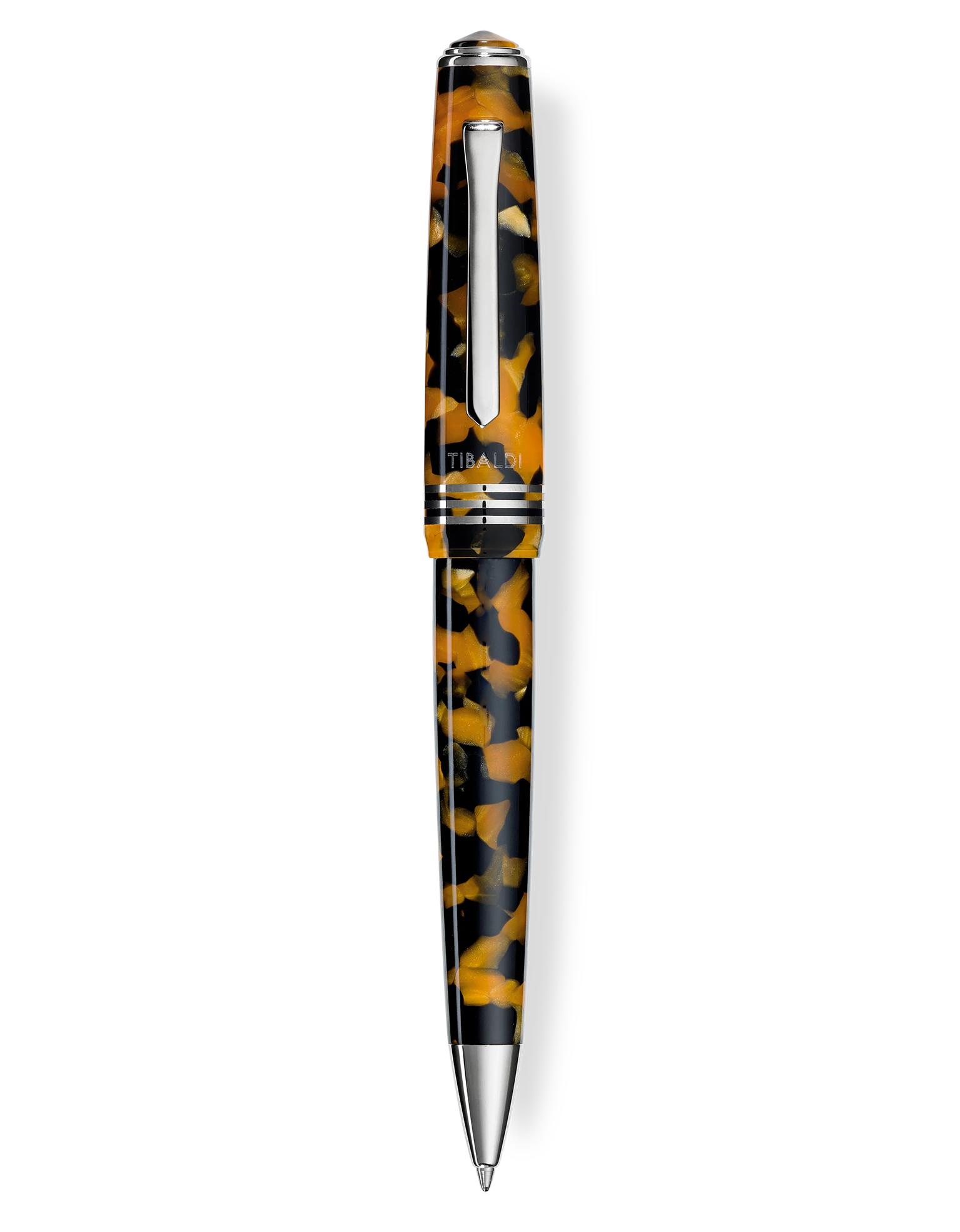 Tibaldi N60 Amber Yellow Resin Ballpoint Pen 3 Tibaldi N60 Amber Yellow Resin Ballpoint Pen