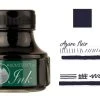 Monteverde 90ml Fountain Pen Ink Bottle, Azure Noir 1 Monteverde 90ml Fountain Pen Ink Bottle, Azure Noir -Noodlers Store Noir Azure