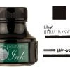 Monteverde 90ml Gemstone Fountain Pen Ink Bottle, Onyx 2 Monteverde 90ml Gemstone Fountain Pen Ink Bottle, Onyx -Noodlers Store Onyx