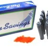 Pen Savings 24 Standard International Short Fountain Pen Ink Cartridges, Sunset Orange -Noodlers Store Orange