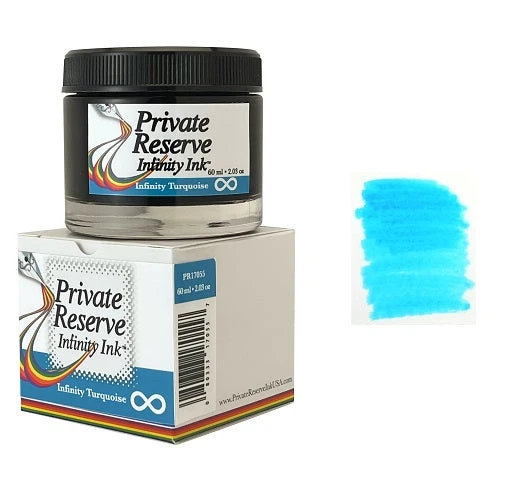 Private Reserve Infinity Fountain Pen Ink Bottle, 60ml, Turquoise 3 Private Reserve Infinity Fountain Pen Ink Bottle, 60ml, Turquoise