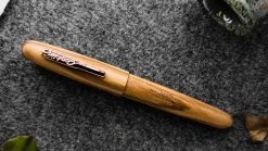 Conklin All American Limited Edition Olive Wood Fountain Pen, Rose Gold Trim 6 Conklin All American Limited Edition Olive Wood Fountain Pen, Rose Gold Trim -Noodlers Store Rose2