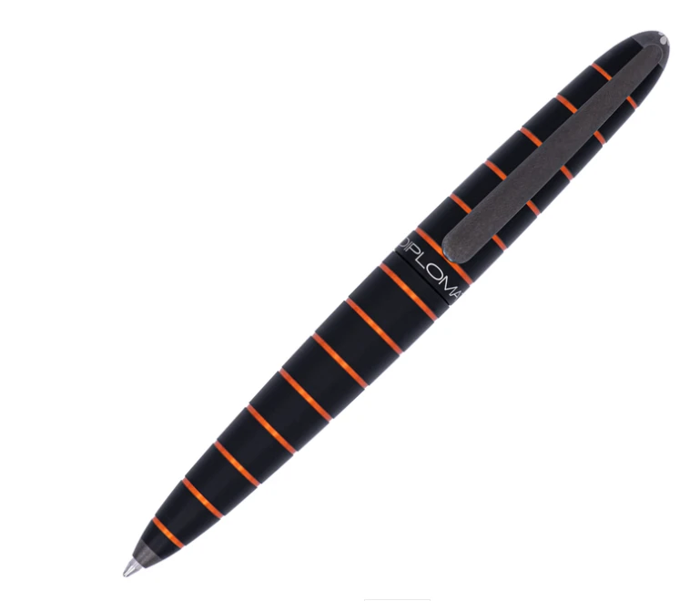 Diplomat Elox Ring Black/Orange, Ballpoint Pen 3 Diplomat Elox Ring Black/Orange, Ballpoint Pen