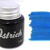 Ostrich Fountain Pen Ink Bottle, 18ml, Sea Of Okinawa Blue 2 Ostrich Fountain Pen Ink Bottle, 18ml, Sea Of Okinawa Blue -Noodlers Store SeaOfOkinawa