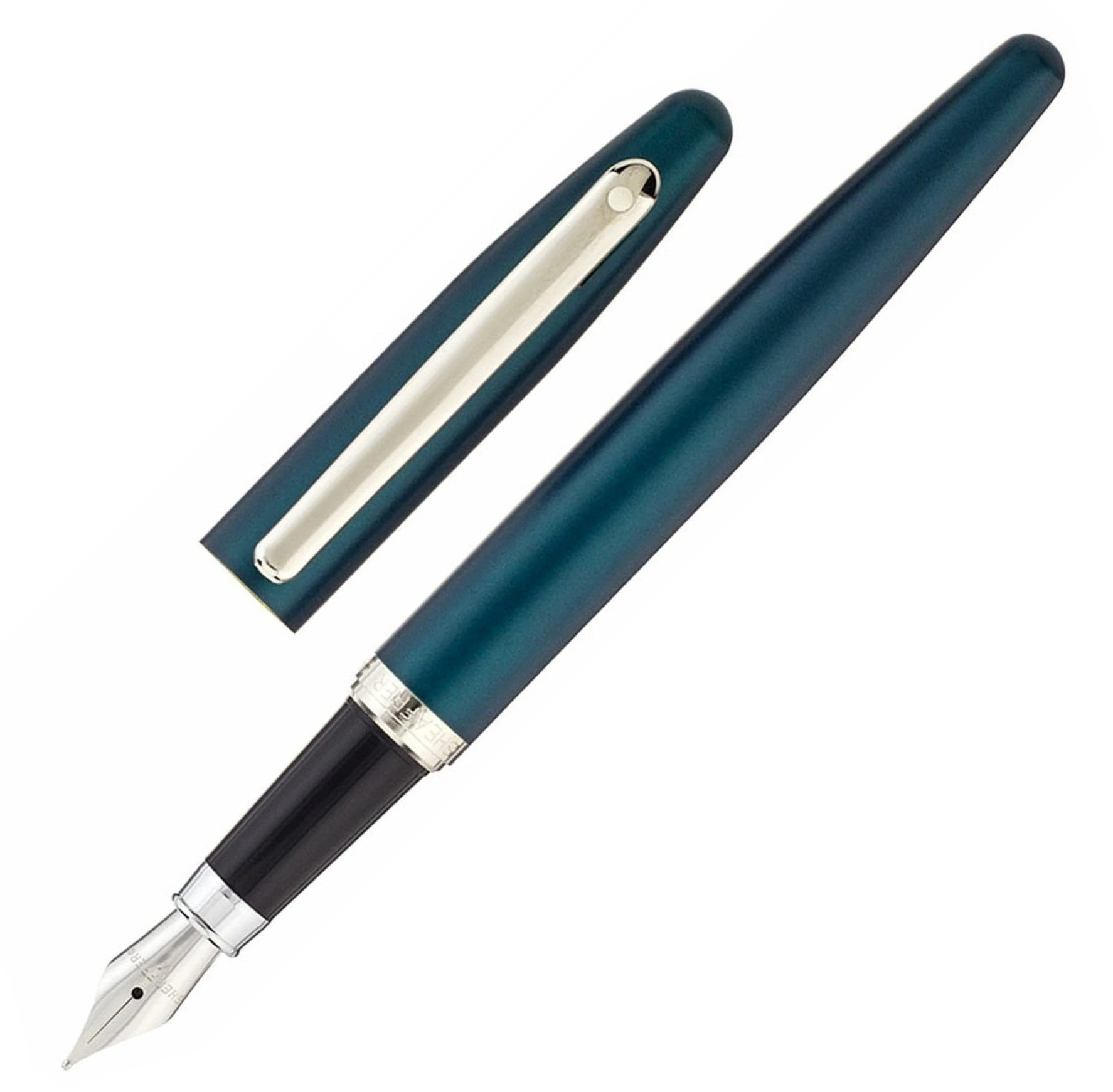 Sheaffer VFM Fountain Pen, Peacock Blue, Medium Nib 3 Sheaffer VFM Fountain Pen, Peacock Blue, Medium Nib