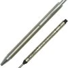 Schmidt Capless Rollerball Pen, Stainless Steel 1 Schmidt Capless Rollerball Pen, Stainless Steel -Noodlers Store Silver