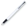 Diplomat Traveller Rollerball Pen, Snow White & Chrome 1 Diplomat Traveller Rollerball Pen, Snow White & Chrome -Noodlers Store TravellerSnowhiteChromeRB