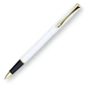 Diplomat Traveller Rollerball Pen, Snow White & Gold -Noodlers Store TravellerSnowhiteGoldRB