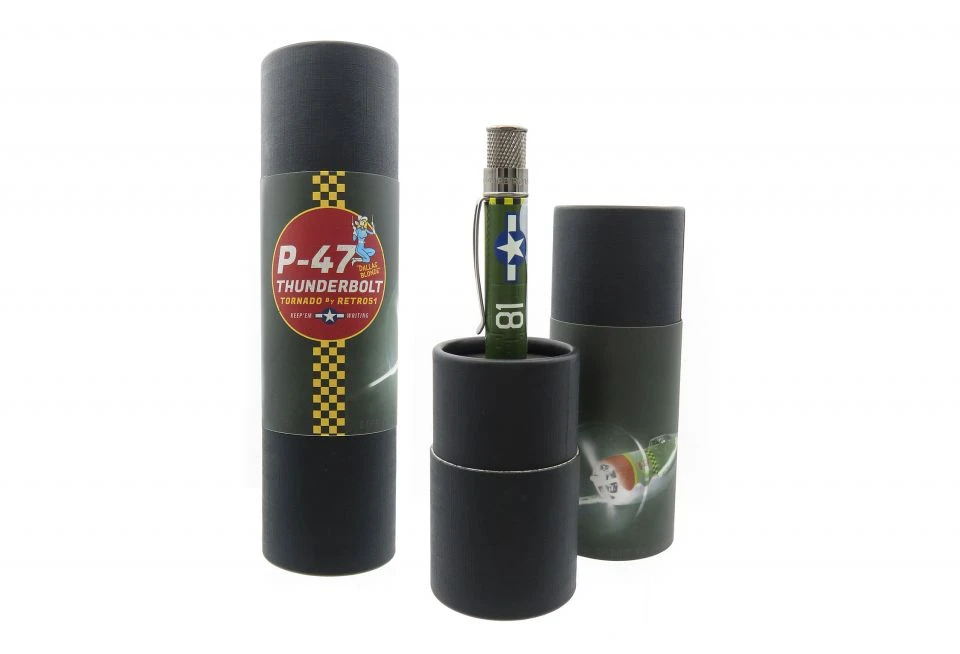 Retro 51 Tornado Vintage Metalsmith Rollerball Pen, P-47 Thunderbolt 5 Retro 51 Tornado Vintage Metalsmith Rollerball Pen, P-47 Thunderbolt - Image 3