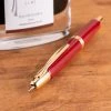 Pilot Vanishing Point Retractable Fountain Pen, Red & Gold 2 Pilot Vanishing Point Retractable Fountain Pen, Red & Gold -Noodlers Store VanishingPoint Gold Red Tip
