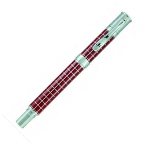 Monteverde Jewelria Executive Fountain Pen - Burgundy Grid - Medium Nib 4 Monteverde Jewelria Executive Fountain Pen - Burgundy Grid - Medium Nib - Image 2