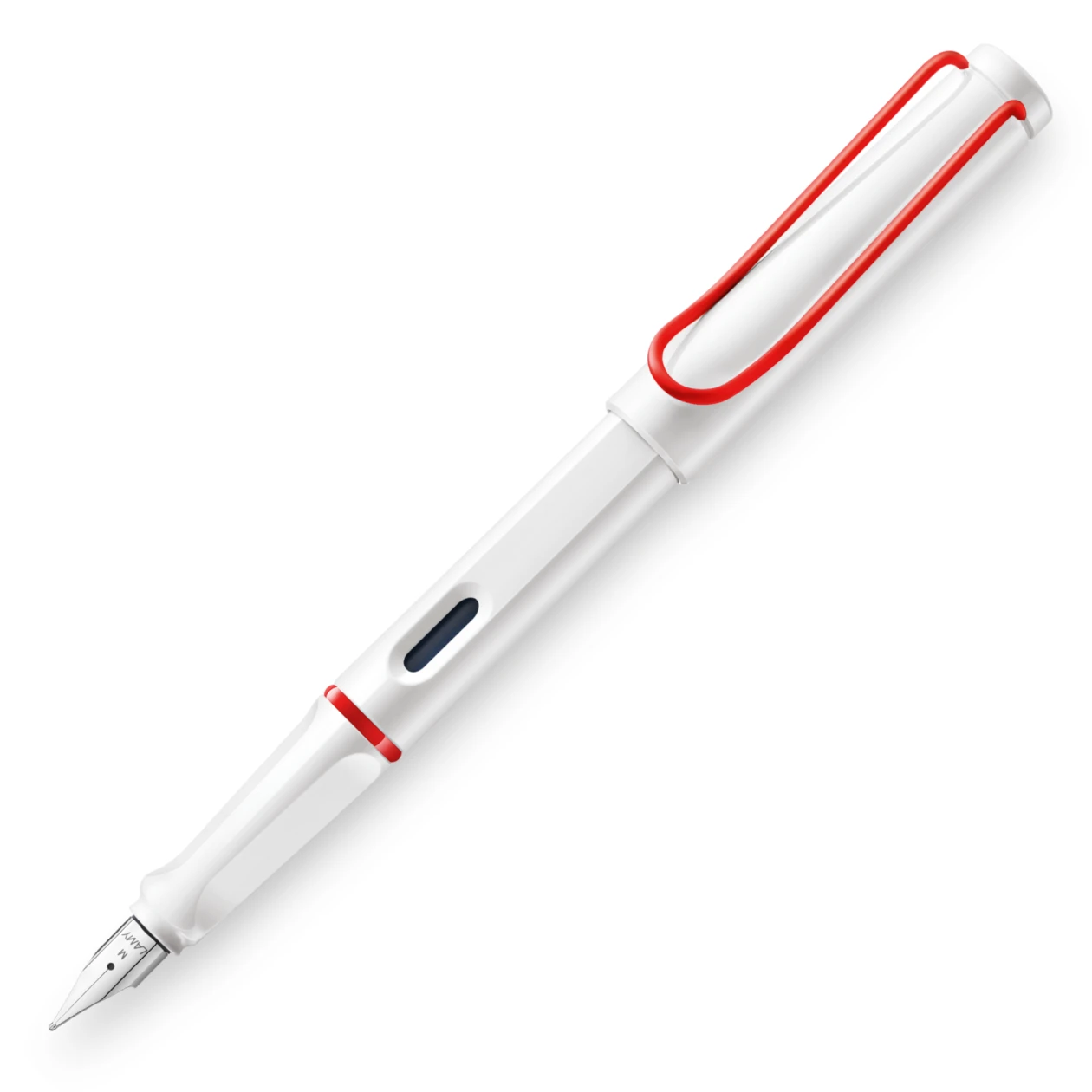 Lamy Safari Fountain Pen, White & Red 3 Lamy Safari Fountain Pen, White & Red