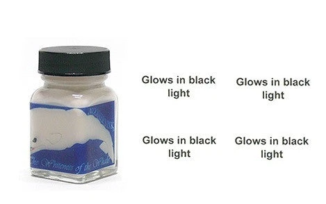 Noodlers Fountain Pen Ink Bottle - White Of The Whale 3 Noodlers Fountain Pen Ink Bottle - White Of The Whale