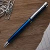 Monteverde Strata Ballpoint Pen, Blue & Chrome 2 Monteverde Strata Ballpoint Pen, Blue & Chrome -Noodlers Store a828def7 4434 5a0f 8c93 35f3fd2630f6
