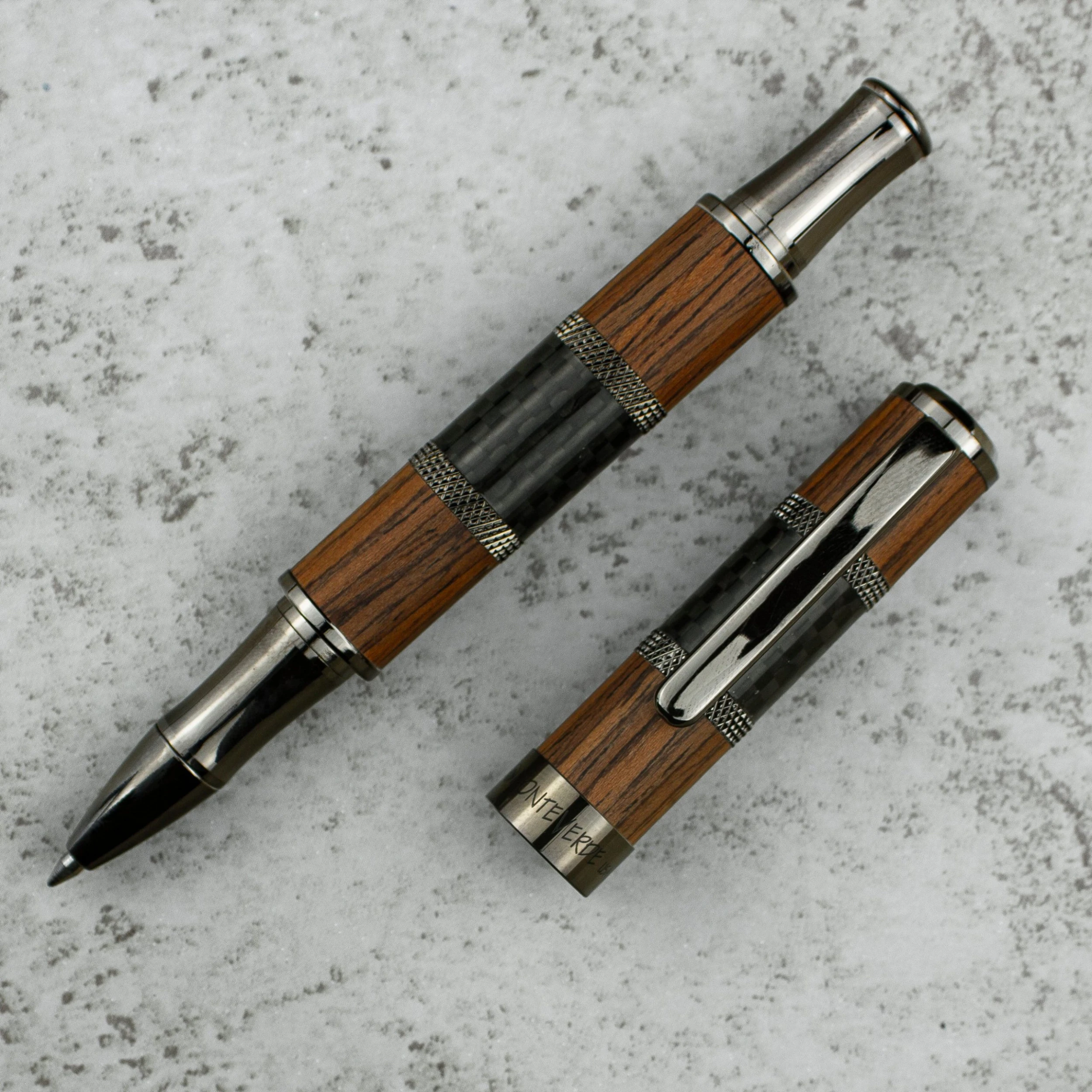 Monteverde Regatta Explorers Limited Edition Rollerball Pen, Walnut 3 Monteverde Regatta Explorers Limited Edition Rollerball Pen, Walnut