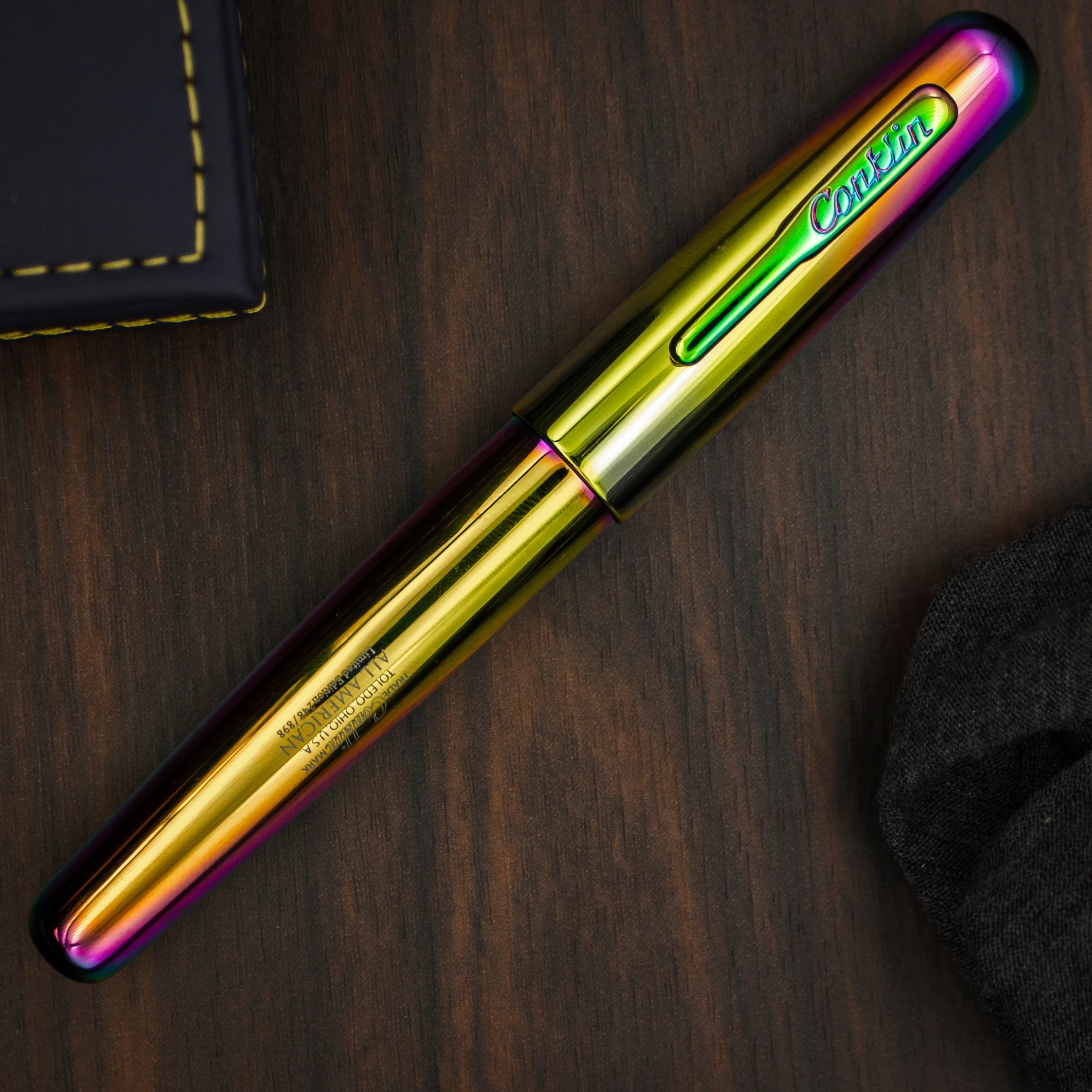 Conklin All American Limited Edition 898 Rollerball Pen, Rainbow 4 Conklin All American Limited Edition 898 Rollerball Pen, Rainbow - Image 2
