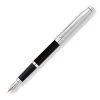 Cross® Cross Century II Engraved Tuxedo Chrome & Black Fountain Pen, Medium Nib 1 Cross® Cross Century II Engraved Tuxedo Chrome & Black Fountain Pen, Medium Nib -Noodlers Store at0087wg 91