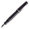Maiora Aventus Lapillo Fountain Pen, Matte Black & Palladium, Broad Nib