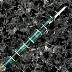 Visconti Limited Edition Asia Bamboo Fountain Pen, Blue -Noodlers Store bamboogreen2