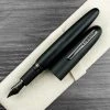 Conklin All American Limited Edition Fountain Pen, Matte Black & Gunmetal 2 Conklin All American Limited Edition Fountain Pen, Matte Black & Gunmetal -Noodlers Store blackgunmetalfp