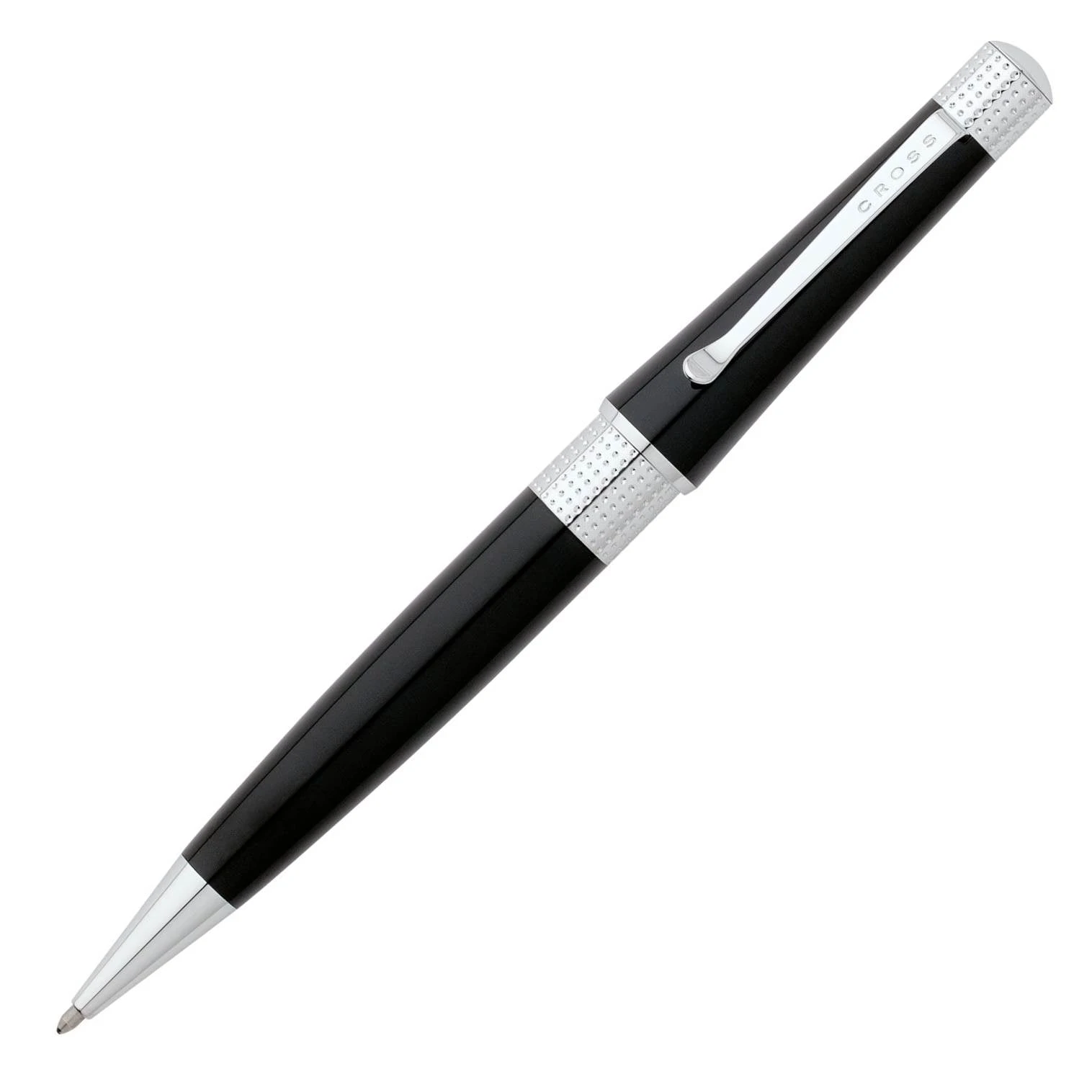 Cross® Cross Beverly Ballpoint Pen, Black Lacquer & Chrome 3 Cross® Cross Beverly Ballpoint Pen, Black Lacquer & Chrome