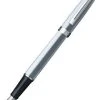 Sheaffer Prelude Fountain Pen - Brushed Chrome & Nickel Plate -Noodlers Store brushed crhrome