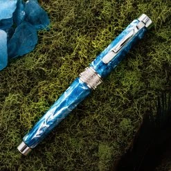 Stipula Adagio Fountain Pen, Blue Cave -Noodlers Store cav3 675dbf45 c4ea 48b7 9f9e 78ded4b59937