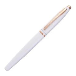 Cross® Cross Calais Fountain Pen, White & Rose Gold, Medium Nib -Noodlers Store cross 10 1817013