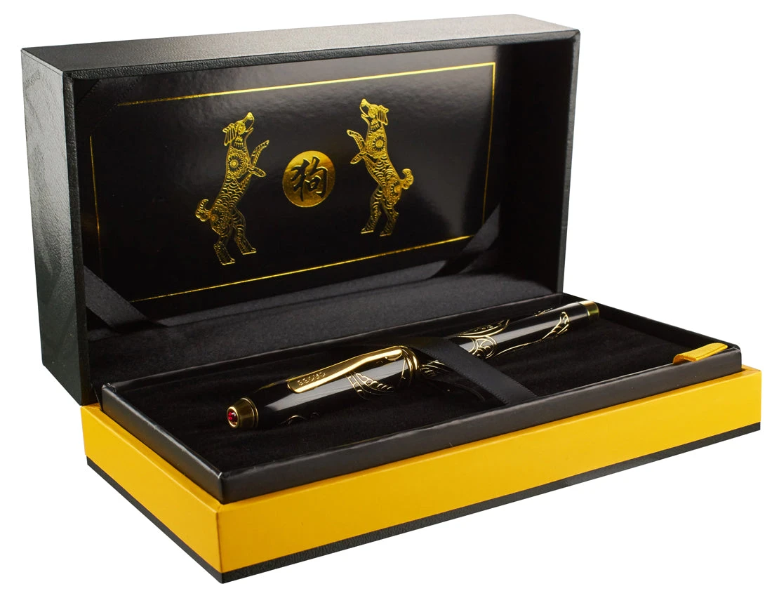 Cross® Cross 2018 Townsend Year Of The Dog Fountain Pen, Black, Fine Nib 4 Cross® Cross 2018 Townsend Year Of The Dog Fountain Pen, Black, Fine Nib - Image 2