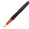 Diplomat Elox Ring Black/Orange Fountain Pen -Noodlers Store diplomateloxblackorange