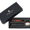 Diplomat Aero Fountain Pen Gift Set, Orange -Noodlers Store diplomatleatherpouch