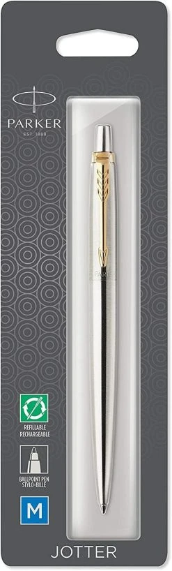 Parker® Parker Jotter Ballpoint Pen, Stainless Steel & Gold -Noodlers Store e3089c8d a694 5767 b324 13427a82f055