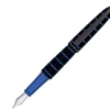 Diplomat Elox Ring Black/Blue Fountain Pen 2 Diplomat Elox Ring Black/Blue Fountain Pen -Noodlers Store eloxfp