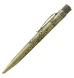 Retro 51 Okkto Rocketeer Tornado Rollerball Pen, Rocketeer Brass
