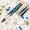 Monteverde Limited Edition Super Mega Abalone Fountain Pen, Rose Gold Trim