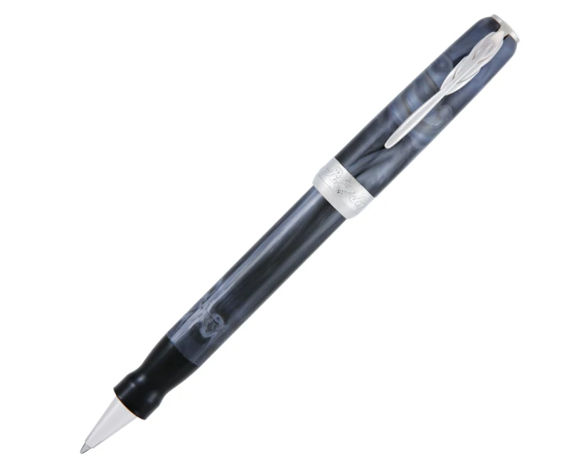 Pineider Full Metal Jacket Rollerball Pen, Coal Grey 3 Pineider Full Metal Jacket Rollerball Pen, Coal Grey